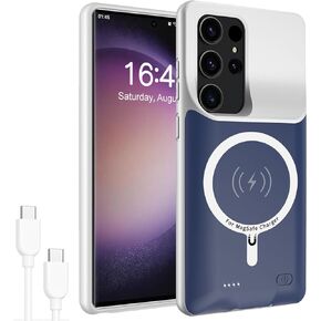علبة البطارية لحالة الشاحن الممتدة الممتدة من Galaxy S22 Ultra/S23