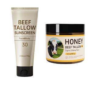 30+ Tallow Sunscreen+Honey Scent Beef Tallow For Skin