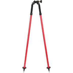 Aluminum Bipod for Prism Poles, Bipod Surveying Thumb Release for Land Surveying Total Stations