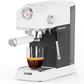 Espresso Machine, Espresso Coffee Machine Cappuccino Latte with Milk Frother Steam Wand, for Home Barista