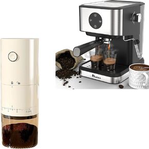 IAGREEA Espresso Machine 20 Bar+lAGREEA Cofee Bean Grinder