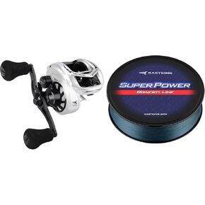 KastKing Kapstan Elite 300 Baitcasting Fishing Reel & KastKing Superpower Braided Fishing Line