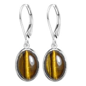البيضاوي الأصفر الأصفر السترين الكوارتز Quartz jasper الحجر قطرة ، البسيطة sterly الفضة الفضة الحقيقية حقيقية الكوارتز الكوارتز الأحجار الكارز dangle هدية المجوهر