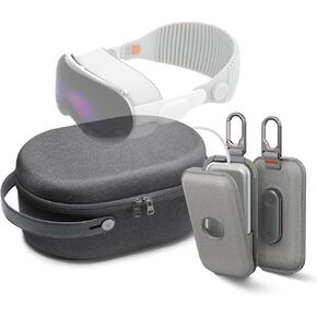 Spigen Klasden Pouch and Battery Belt Clip Designed for Apple Vision Pro Accessories Bundle
