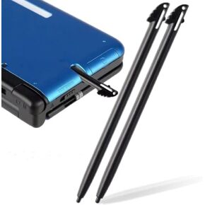 Pack of 2 Black Stylus LCD Touch Screen Pen Quality Durable New Replacement Parts for Nintendo 3DS XL / 3DS LL