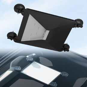 DAIERTEK Starlink Mini Car Mount Protect Silicone Case for Starlink Mini with Suction Cup 2-in-1 Roof Mount Cover for Sunroof Window RV