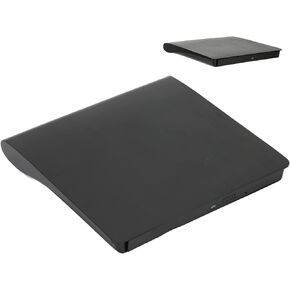 External DVD Drive Enclosure, Popup External Mobile Optical Drive Box for USB2.0 or 3.0 for Desktop and Laptop Computers, Compatible XP/2003/WIN7/WIN8.1/WIN10/VISTA (Black)
