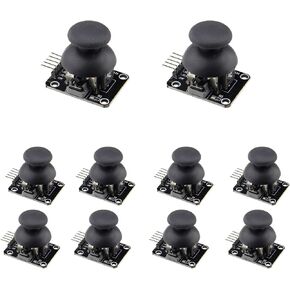 10 Packs Game Joystick Sensor, Game Controller Sensor, Joystick Breakout Module for Arduino and PS2