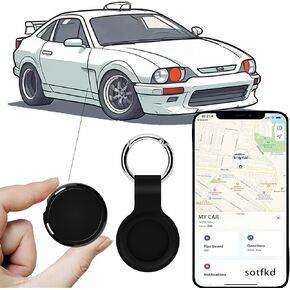 Tracker for Vehicles,Tracker Device for Vehicles,Car Tracker Device (Only iOS) | MFi Certificated | No Monthly Fee | Waterproof