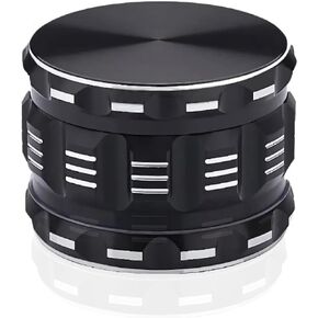 Spice Grinder 2.5 Inch Large Mills 3 Pieces (Black)