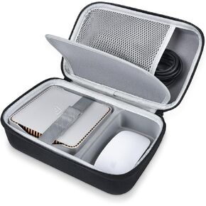Mini PC Computer Protective Case for KAMRUI GK3Plus/AK1 Plus/Essenx E1 & GMKtec G5/G9/M5 Plus, ACEMAGIC Vista V1 N97 & Beelink Mini S12 S13 Pro/SER5/SER7 & BOSGAME B95 Mini PC Hard Travel Bag