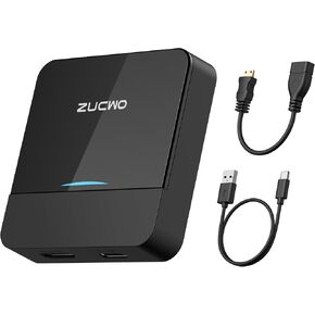 Wireless CarPlay Adapter & Car TV Mate Support Video HDMI Converter for TV Stick/Game Machine, 2-in-1 CarPlay HDMI Multimedia for Cars with Factory Wired CarPlay from 2016, Plug & Play