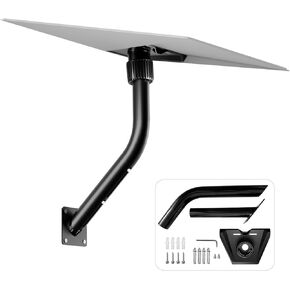Starlink Gen 3 Mount with Pipe Adapter, Adjustable Mounting Kit Compatible with V3 Starlink Standard Dish, Wall Mount/Roof Mount for Starlink Internet Kit Satellite