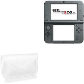BoxWave Case Compatible with Nintendo New 3DS XL - Elite Leather Messenger Pouch, Synthetic Leather Cover Case Envelope Design - Ivory White
