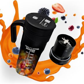 Maika - Portable Rechargeable Type C Personal Blender, Mini Blender for Smoothies & Shakes, Licuadora Portatil with QR Code Access to Health Program