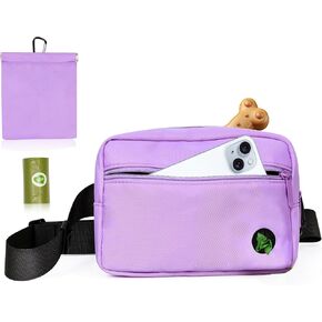 أكياس معالجة الكلب الجرو لتدريب الحيوانات الأليفة حقيبة تدريب على الكلاب ، حزمة الكلب المشي مع carabiner ، موزع حقيبة أنبوب مدمجة وإعادة استخدام حامل حقيبة أنبوب الكلب ، حزام الخصر للحيوانات الأليفة جرو (أسود) in Kuwait