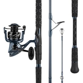 KastKing ReKon Saltwater Fishing Rod and Reel Combo, Fishing Poles & Reels Combo, Graphite Blank, Zirconia Rings, NyliTech Frame & Rotor, EVA Handle, Uplock Reel Seat