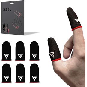 Mobile Game Controllers Thumb Sleeve, Breathable Anti-Sweat Soft Touch Screen Finger Sleeve Sensitive Shoot and Aim for Pubg , Freefire & Fortnite for Android & iOS [2 Piece]