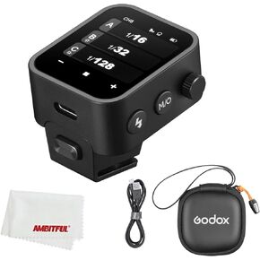 Godox X3 N X3-N X3N TTL Wireless Flash Trigger for Nikon,2.4GHz Wireless System,High-Definition LED Screen,Built-in Lithium Battery for Nikon Cameras