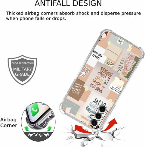 قضية Galaxy S24 مع تصميم اقتباسات مسيحية ، ونمط آية يسوع الله الكتاب المقدس ، واضحة ناعمة الصدمات TPU ، 6.2 "(كريستيان ، S24) in Kuwait