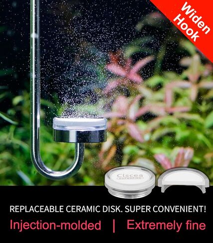 حوض Aquarium المقاوم للصدأ CO2 Dubfuser Atomizer مع صمام فحص متكامل ، DC300-25 in Kuwait