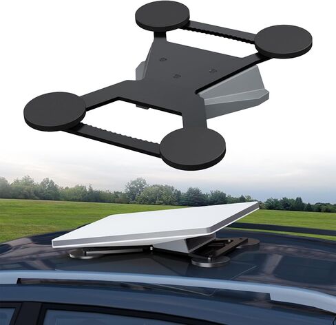 BarBaren for Starlink Mini Mount, for Starlink Mini Magnetic Mount, Magnetic Quick Release Mounting Kit for Starlink Mini with 4 Magenetic Base （Cannot Suction on Glass） in Kuwait