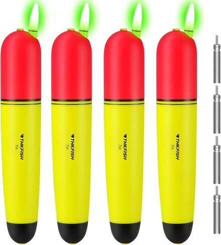 Thkfish Fishing Slip Bobbers ، Eva Foam Bobbers Night Fishing Slip Blox Lails for Fishing Catfish Bobbers proghortment ، 4in 6in 7in in Kuwait