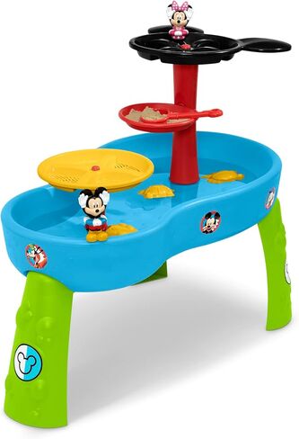 Spidey and His Amazing Friends Water Table by Delta Children| 3-Tier Water Play Table with 9-Piece Toy Set | Water Sensory Table + Summer Beach Toys for Outside Backyard for Toddlers Ages 2+, Blue in Saudi Arabia