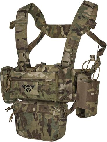 yakeda tactical stest mini stest مع حقيبة مجلة قابلة للتعديل قابلة للضبط للليزر سترة صدر molle molle in Kuwait