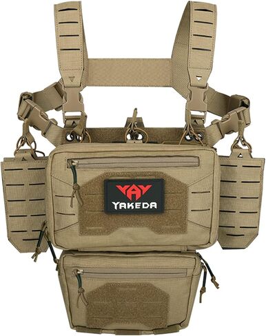 yakeda tactical stest mini stest مع حقيبة مجلة قابلة للتعديل قابلة للضبط للليزر سترة صدر molle molle in Kuwait