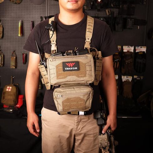 yakeda tactical stest mini stest مع حقيبة مجلة قابلة للتعديل قابلة للضبط للليزر سترة صدر molle molle in Kuwait