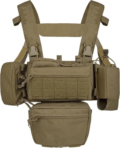 yakeda tactical stest mini stest مع حقيبة مجلة قابلة للتعديل قابلة للضبط للليزر سترة صدر molle molle in Kuwait