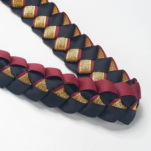 Graduation Leis, Class of 2025 Graduation Ribbon Lei, Handmade Graduation Ribbon Rope Necklace Leis, School College High School Graduation Congratulation Party Gifts (Blue and Gold) in Saudi Arabia