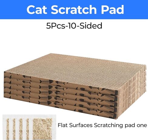 Cat Scratcher Cardboard Cat Scratching Board Cat Scratchers for Indoor Cats Cat Scratch pad Cat Scratching pad Cat Cardboard Scratcher (1pcs) in Kuwait
