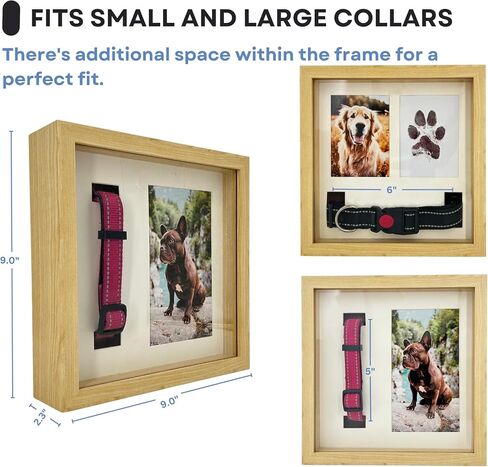 OtterPets Paw Print Kit for Dogs 9x9in, 4 customizable displays (Black) in Saudi Arabia