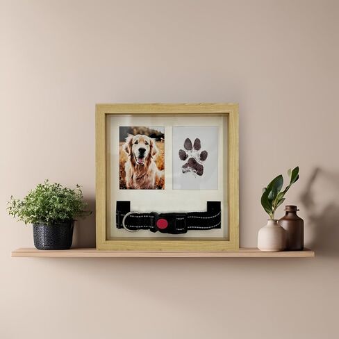 OtterPets Paw Print Kit for Dogs 9x9in, 4 customizable displays (Black) in Saudi Arabia