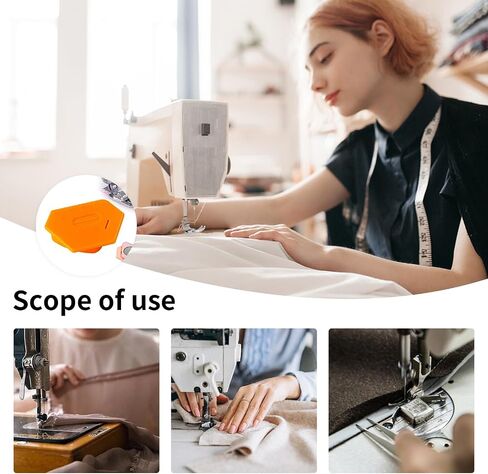 Magnetic Seam Guide for Sewing Machine: 2025 Upgraded Polygonal Strong Magnetic Gauge - Multifunctional Tool Seam Guide Hemmer with Scale Universal Sewing Accessories (Green) in Saudi Arabia