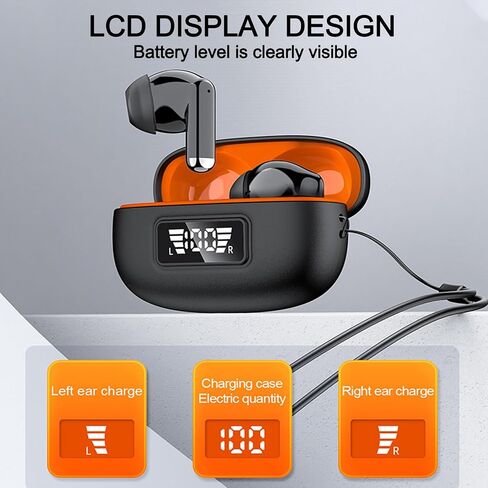 Language Translator Earbuds, 3-in-1 AI Translation Earbuds Real Time Supports 144 Languages Translate Headphones Two Way Online Bluetooth Instant Voice Translation Device for iOS & Android (Black) in Saudi Arabia