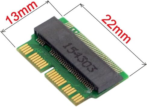 Chenyang MAC SSD محول M.2 NVME AHCI SSD إلى 12+16PIN SSD محول تحويل MAC 2013 2014 2015 A1493 A1502 A1465 A1466 in Kuwait