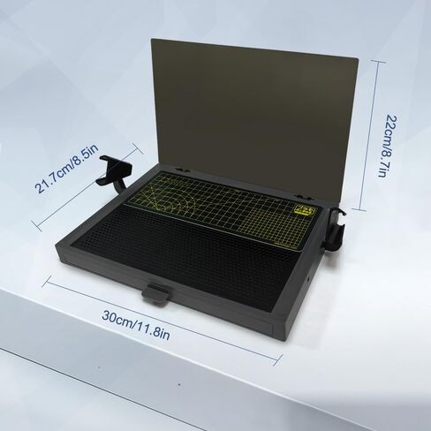 Portable Workbench for Cutting and Assembly Workbench with Drawer, Model Kit Tool for Building, Model Kit Tools with LED Lights, for High-Precision WorkMagnifiers. in Saudi Arabia