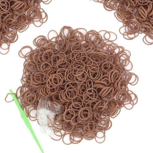 6000 حزمة نادي الأفق مطاطية صنع مجموعة ، 50pcs s-clips10-hooks ، نطاقات المطاط الملونة مجموعات ملء لنسج DIY هدية (الأزرق الداكن) in Kuwait