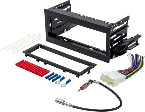 Scosche GM9505CS Complete Single DIN Stereo Installation Kit for Select Non-Amplified 1995-05 GM Full Size Trucks and SUV's - No Steering Wheel Remote - See Fit Guide in Images to Verify Your Vehicle in Kuwait