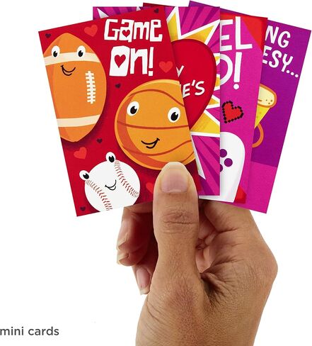 Hallmark Assorted Valentines Day Cards for Kids, 12 Cards with Envelopes (Unicorns, Bears, Llamas) in Saudi Arabia
