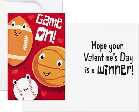 Hallmark Assorted Valentines Day Cards for Kids, 12 Cards with Envelopes (Unicorns, Bears, Llamas) in Saudi Arabia