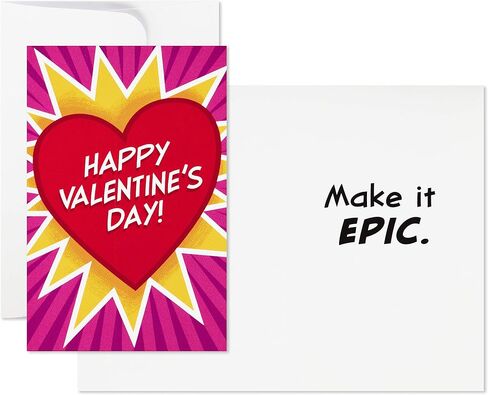 Hallmark Assorted Valentines Day Cards for Kids, 12 Cards with Envelopes (Unicorns, Bears, Llamas) in Saudi Arabia
