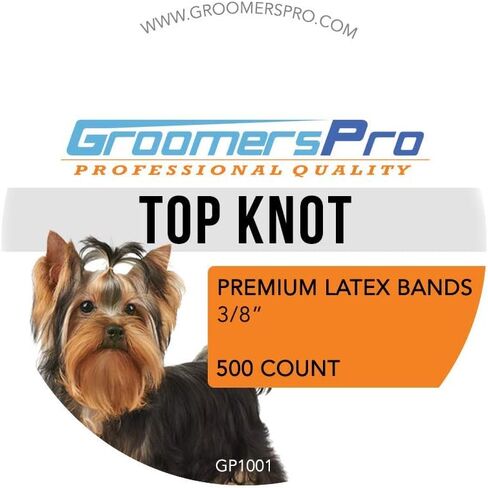 Grooming Bands for Top Knots & Specialty Bows for Dogs | 5/16" - 500 Count Premium Latex Rubber Bands for Hair Styling | Best Elastic Band for Dogs, Malteses, Puppies, & Yorkies in Saudi Arabia