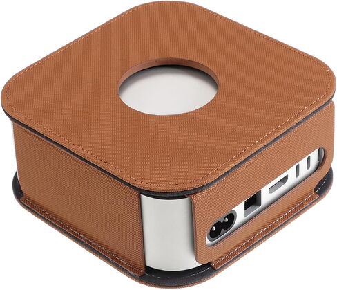 Leather Case for 2024 Mac Mini Host - Slim Dustproof Protective Cover with Ventilation, Scratch-Resistant Shell & Tool-Free Installation in Saudi Arabia