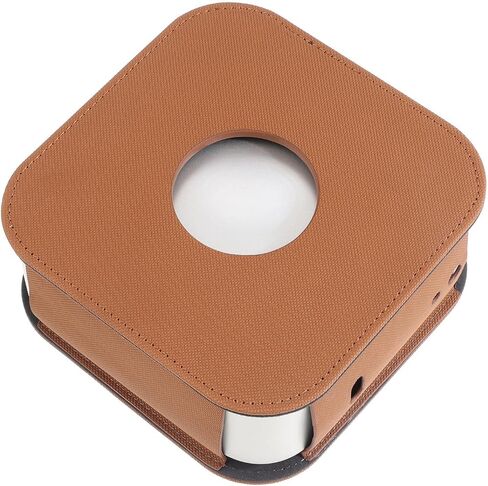 Leather Case for 2024 Mac Mini Host - Slim Dustproof Protective Cover with Ventilation, Scratch-Resistant Shell & Tool-Free Installation in Saudi Arabia