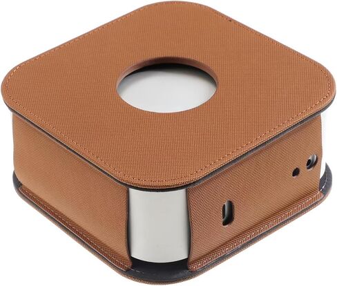 Leather Case for 2024 Mac Mini Host - Slim Dustproof Protective Cover with Ventilation, Scratch-Resistant Shell & Tool-Free Installation in Saudi Arabia