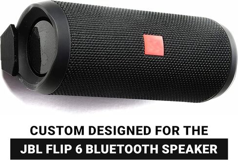 Spartan Mounts Compatible with JBL Flip 4 Bluetooth Speakers | Low Profile Wall Mount Anywhere Design for Home, Office, Studio, Garage, Dorm, Patio, Auto, Boat, Golf Cart | Made in USA in Kuwait